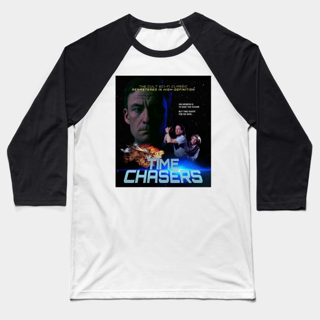 Time Chasers Baseball T-Shirt by Starbase79